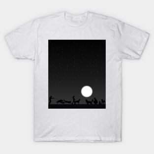 DOGS AND MOON T-Shirt